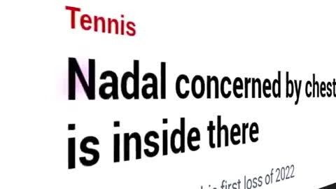 TOP TENNIS PLAYER: "IT'S LIKE A NEEDLE IS INSIDE THERE" LOSES DUE TO "SUDDEN RIB FRACTURE"