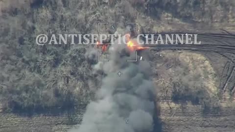 Total Destruction Of The Ukrainian Self-propelled guns 2S1 By Lancet