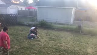 Scotty Karate Vs. Elliott Backyard Fight