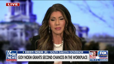 Gov. Noem on second chance bill South Dakota is all out redemption