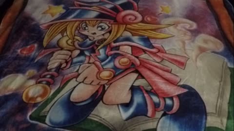 Toon Dark Magician Girl Yu-Gi-Oh Card Throw Blanket (Aliexpress)