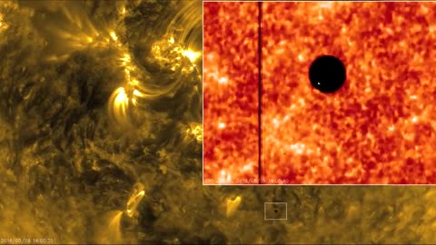 Zoomed-In View of Mercury Transit from IRIS