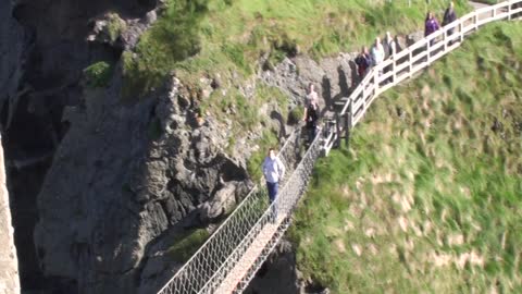 2009 Carrick a rede rope bridge Northern Ireland