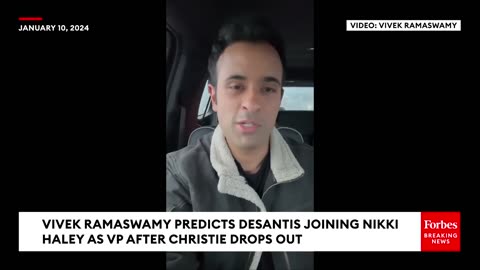 Vivek Ramaswamy Makes Shocking 2024 Prediction After Chris Christie Drops Out Of Race