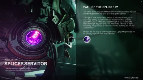 Destiny 2 - Season #14 - "Path of the Splicer IV" - 08/2021