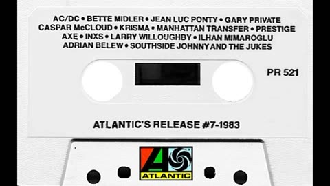 1983 Atlantic Records promo W/ SCOTT MUNI