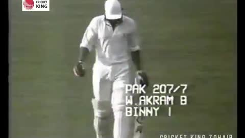 Roger Binny 6 for 56 vs Pakistan @ Kolkata 1987