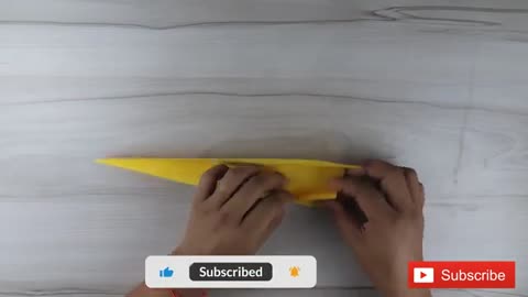 How to fold the Classic Paper Airplane - Origami Craft DIY