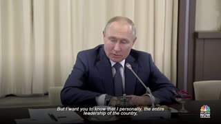 Putin Tells Russian Military Mothers: 'We Share Your Pain'