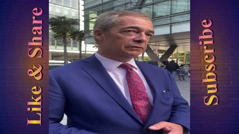 Nigel Farage"Just had a heated verbal altercation with this left wing protestor