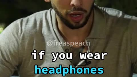 Why You Should NEVER Wear Headphones In Public │ Andrew Tate