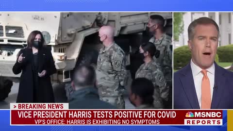 Vice President Kamala Harris Tests Positive For Covid