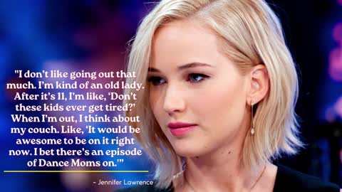 Jennifer Lawrence Top 5 Quotes _ 15 August _ Happy Birthday Jennifer Lawrence