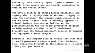 24-0317 - Tyson Foods Closes Iowa Plant BUT Looks to Hire 42K Illegal Immigrant Workers