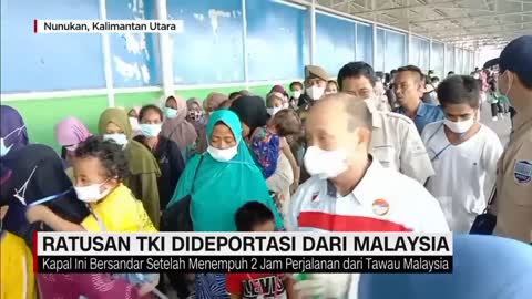 Ratusan TKI Dideportasi dari Tawau Malaysia Karena Tak Memiliki Paspor