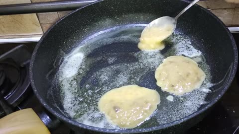 Only With 1 Banana And 2 Eggs Make Pancake in 5 Minutes Healthy Breakfast for Kids | Easy Recipe