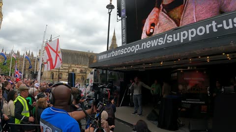 i gave a little speech on the tommy Robinson rally on the 1st June