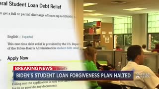 President Biden’s Student Debt Relief Program On Pause