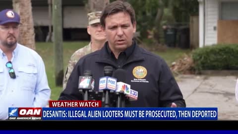 Ron DeSantis: Illegal alien looters must be prosecuted, then deported