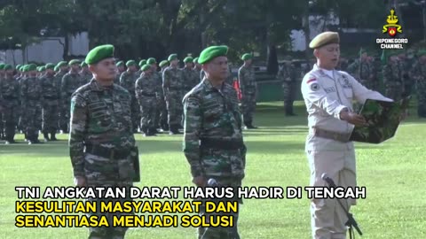 TNI AD Harus Hadir Di tengah Tengah Kesulitan Rakyat dan Selalu Menjadi Solusi Yang Terbaik