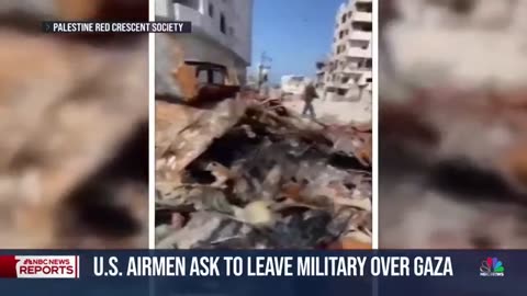 U.S. airmen try to quit military over U.S. support of Israel in Gaza war