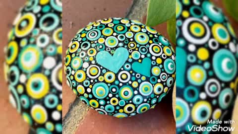 300+ super pretty and cool stone rock painting ideas