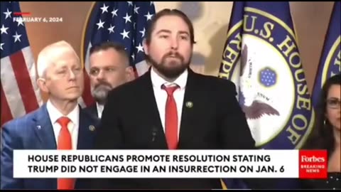 HOUSE REPUBLICANS PROMOTE RESOLUTION STATING TRUMP DID NOT ENGAGE IN AN INSURRECTION ON J6