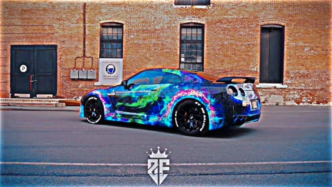 Nissan GTR R35 Galaxy wrap