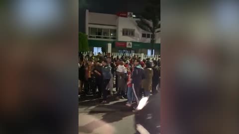 HAVING A BALL: Moroccans Celebrate Their Surprise Victory Over Spain