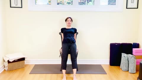 30-Minute Chair Yoga Session for Beginners and Seniors I Fit Mindss