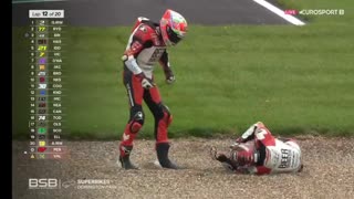 Absolute Insane Drama At BSB Donington Park