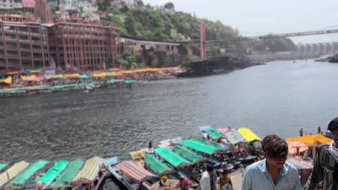 Narmada ghat Omkareswar