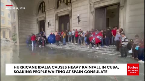 Hurricane IDALIA Cause Heave Rain Fall in CUBA