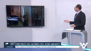 The Brazilian reporter Vanessa Medeiros gone SUDDENLY on live broadcast