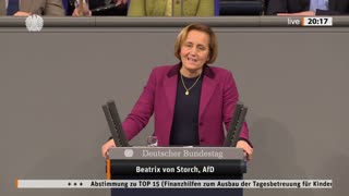 Beatrix von Storch Rede vom 16.03.2023 - Finanzhilfen zum Ausbau der Tagesbetreuung für Kinder