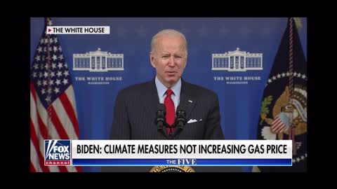 Biden now blames rising fuel prices on the Russian invasion