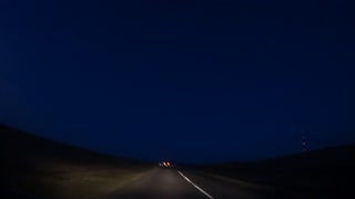 Night driving GoPro Speedlapse