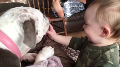 Pitty and baby boy giggling!