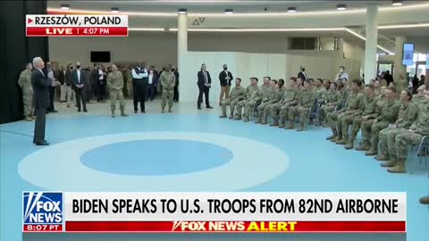 Biden to Troops from the 82nd Airborne Division: ‘Don’t Jump’