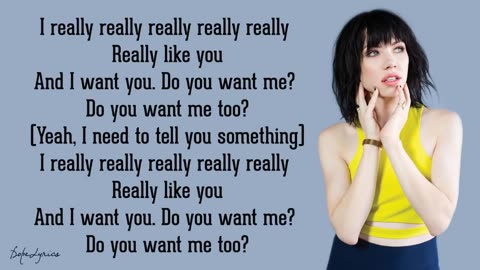 Carly Rae Jepsen - I Really Like You (Lyrics Video)