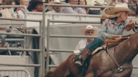 Bringing in the heat 🔥 #fyp #sports #rodeo #cowgirl #horse