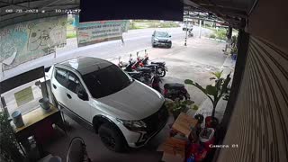 Car Accidentally Parks