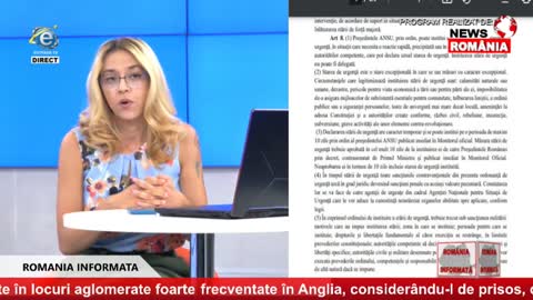 România informată (News România; 13.09.2021)