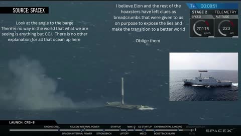 SpaceX does nothing but fake space with CGI