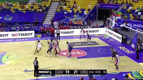 Canada 🇨🇦 - Uruguay 🇺🇾 Game Highlights - FIBA #AmeriCup 2022