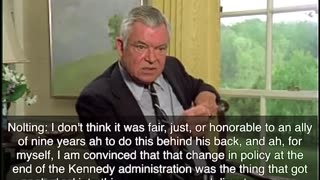 Former US Amb. to S. Vietnam about US betrayal of Diem (1981)