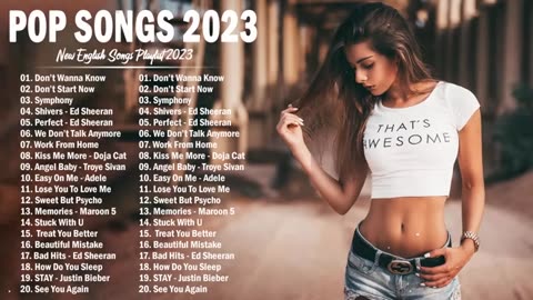 Pop Hits Spotify Playlist 2023 (English Song 2023) - Spotify Hot 100 This Week - Top Hits Song 2023