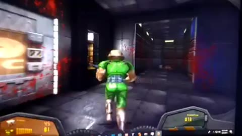 A+ to whoever made this full 3D mod for Doom.