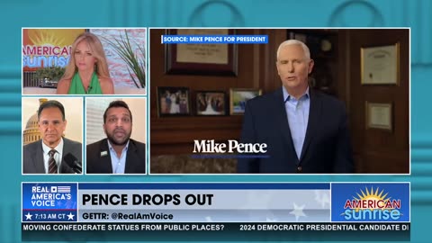 Kash Patel Reacts to Mike Pence Dropping Out of 2024 Election