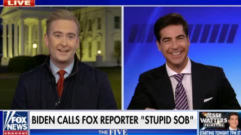 Joe Biden calls Peter Doocy a 'stupid S.O.B.' Jesse Watters Reacts